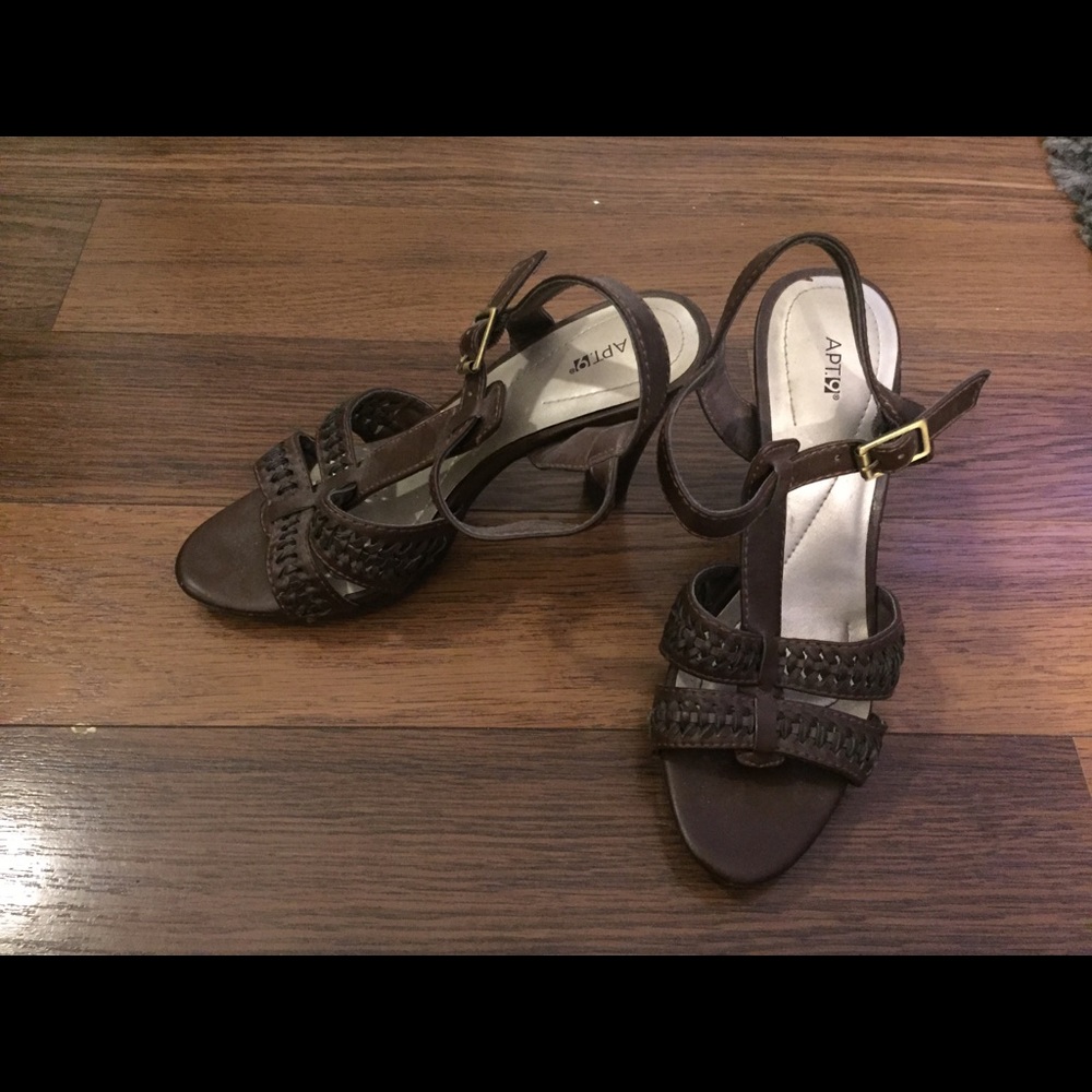 Brown heels